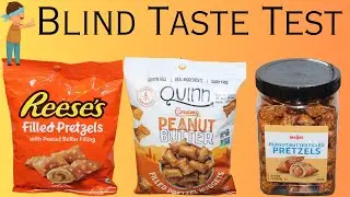 Peanut Butter Filled Pretzels Blind Taste Test: Reese&rsquo;s, Quinn & Meijer Brand Review