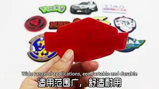 Xingxin Da Clothing PVC Logo Patch Showcase | Eco-Friendly Soft Rubber, Comfortable & Durable