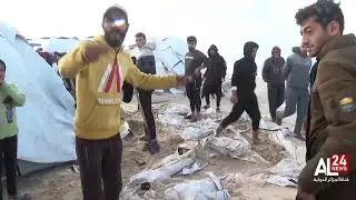 Cessez-le-feu à Ghaza | Des pluies torrentielles inondent les camps des réfugiés à Khan Younes