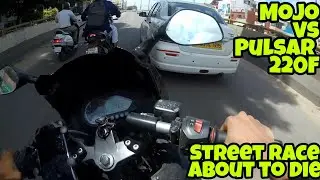 Mojo vs Pulsar 220 | Deadly Street Race
