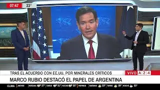📢 MARCO RUBIO DESTACÓ EL PAPEL DE ARGENTINA TGRAS EL ACUERDO CON EE.UU.