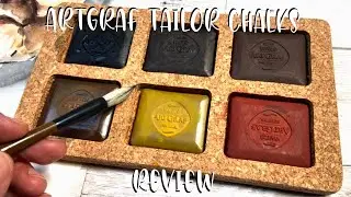ArtGraf tailor shape earth colour set by Viarco, full review and mixing skin tones