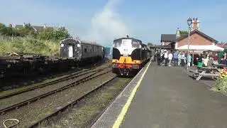 Ex IE 141 Class GM 142 in action at RPSI Whitehead. 31/8/24