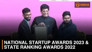 National Startup Awards 2023 & State Ranking Awards 2022 | DD India