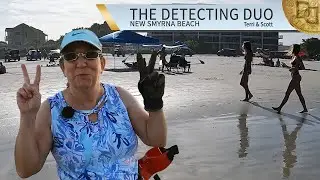 What Did We Find Labor Day Weekend Metal Detecting New Smyrna Beach Florida?  | The Detecting Duo