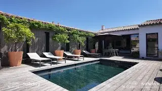 ÎLE DE RÉ – SAINTE MARIE DE RÉ – MAISON FAMILIALE AVEC PISCINE À PROXIMITÉ VILLAGE ET PLAGE