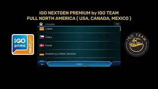 GPS navigation for truck IGO Nextgen Premium for North America: USA, Canada, Mexico