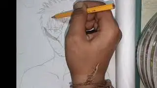 How to draw Obito Uchiha drawing in Naruto character 
