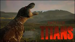 Rex fight's and funny interactions - Path of titans Semi-Realism