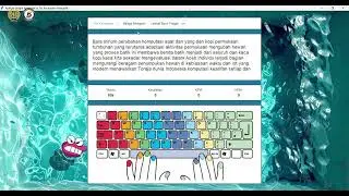 Demonstrasi Aplikasi Belajar Mengetik dan Tes Kecepatan Mengetik | Project UAS Pemrograman Dasar