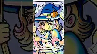 #coloringasmr #coloringprocess #art #coloringpage #adultcoloring #coloringchallenge #markers