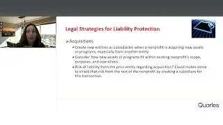 Legal Hot Topics for 501c3 Orgs Liability Protection, Corporate Foundation, Joint Ventures and More!