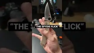 How to &ldquo;Spydie Flick&rdquo; your knife #shorts #youtubeshorts