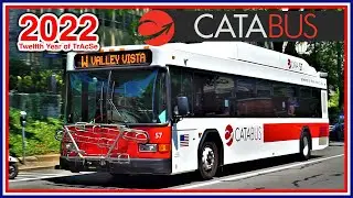 CATABus Buses on College Avenue in State College, PA