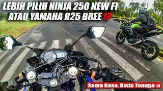 LEBIH PILIH NINJA 250 NEWFI ATAU YAMAHA R25 ? Kelebihan dan Kekurangan R25 dan Ninja 250 FI