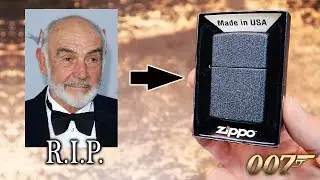УДИВИТЕЛЬНАЯ ЗАЖИГАЛКА Zippo Джеймс Бонд агент 007. Бриллиантовое издание, посвященное Шону Коннери