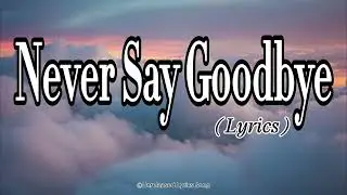 Never Say Goodbye 💔 | Sad Emotional Love Song | Original Heartbreak Ballad 2025 (Lyrics Video)