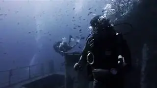 Wreck exploration dive with Mali and Mathew on the Um El Faroud, Malta