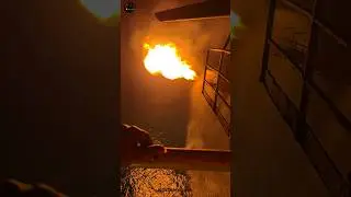 Fire in the dark #offshore