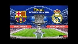 Supercopa de Espa&ntilde;a LIVE: Barcelona vs Real Madrid Match LIVE Score | El clasico | Spanish Cup |N18G