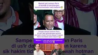 Hotman Paris Membela Nadi Makarim#hotmanparishutapea#kabarterbaru