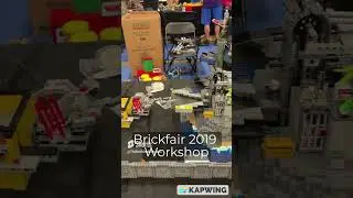 My Lego GBC Modules at Brickfair VA #brickfair #brickfairva #gbc #greatballcontraption #legogbc