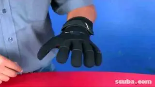 Deep See 3mm Thermocline Velcro Gloves Video review