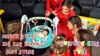 BRIGHT STARS ZIG ZAG BABY SWING