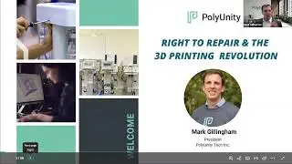 CMBES Webinar: Right to Repair & The 3D Printing Revolution by PolyUnity Tech Inc.