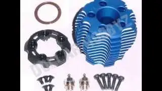 Get Traxxas Slayer TRX 3.3 COOLING HEAD &2 Glow Plug(T-Maxx Top List