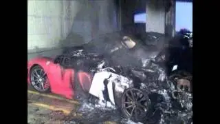 Ferrari F430 Burnt to pieces!