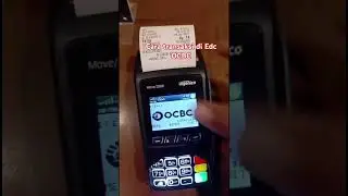 cara transaksi di edc Ocbc