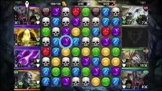 Gems of War PS4 puzzle gameplay