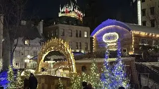 Le Marché de Noël allemand ouvre ses portes et transforme le Vieux-Québec