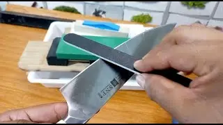 Super filo en tu cuchillo  sin piedras de afilar!  Como afilar un cuchillo sin piedras.