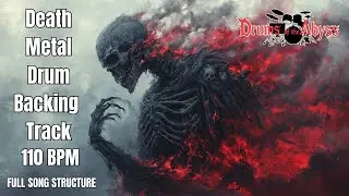 110 BPM Death Metal Drum Track &ndash; Dark and Deliberate for Brutal Riffing