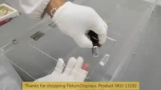 13192 CLEAR PLASTIC DONATION BOX Instructions