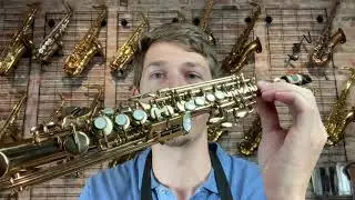 @jlwoodwinds6394 Play Test of incredible Selmer Mark VI Sopranino Sax!!! So Rare!