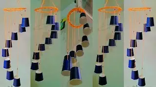 Paper cup wall hanging | jhumar craft|#youtubevideo​ #subscribe​ #viral​ #craft​ #diy​