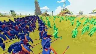 Can 300 Spartans stop the Zombie Plague in TABS? - Totally Accurate Battle Simulator Mods