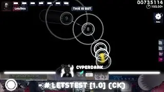 [osu!skins] Обзор скина: - # LetsTest [1.0] (CK) {cyperdark}