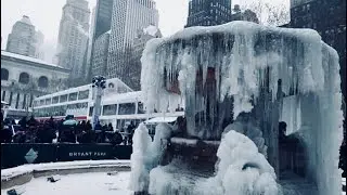 NEW YORK CITY 2017: Last snow in 2017!