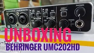 BEHRINGER UMC202HD - UNBOXING