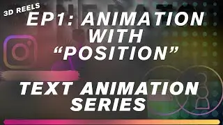 Master Text Animation in After Effects &mdash; EP1: On Position Property Like a Pro! #typography
