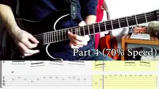 BABYMETAL - THE ONE All Solos Guitar LESSON w/ Tabs