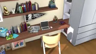 Functional workplace idea The Sims 4 / Tutorial /  Speed build / Функционально рабочее место Симс 4