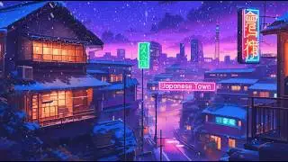 Rain Lofi Hip Hop Beats for Study, Sleep & Focus | 80s & 1990 | The Japanese Town