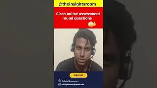 Cisco online assessment round questions | Cisco Interview Experience | #viral