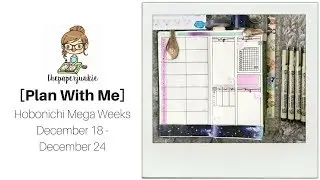 [Plan With Me] Hobonichi Mega Weeks December 18 - December 24 | Tea Time Plans