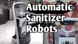 Automatic Sanitizing Robots Deployed At Grand Mosque Masjid Al Haram Makkah Saudi Arabia